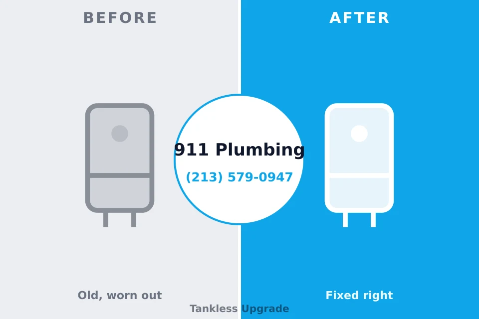 Before and after: plumbing company Jonesboro, AR